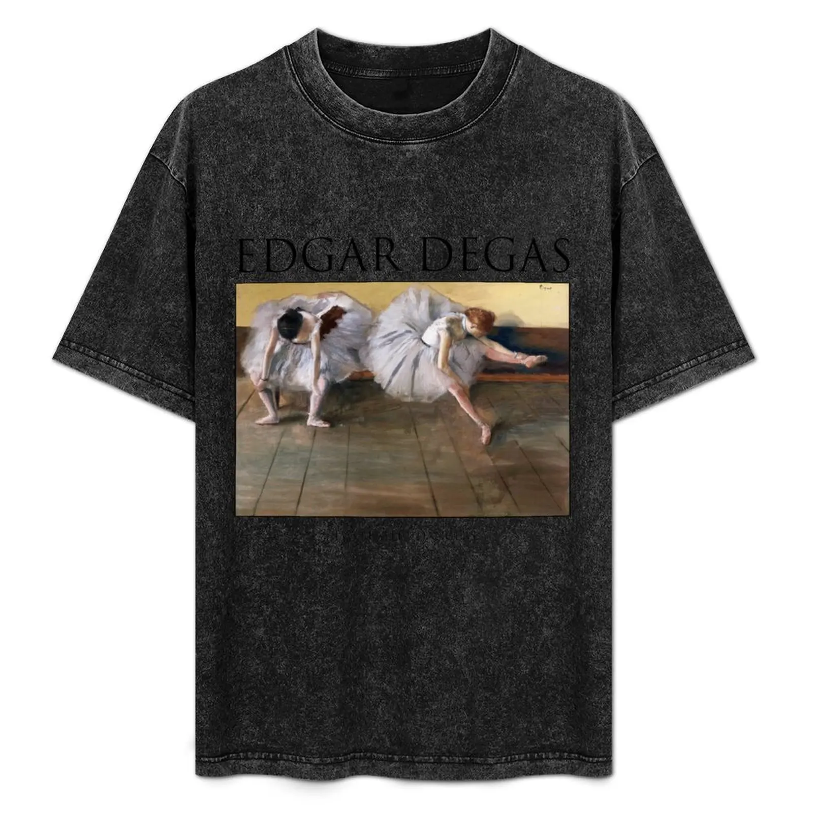 Two Ballet Dancers (Edgar Degas) T-Shirt vintage graphic tee oversized t shirts for men graphic