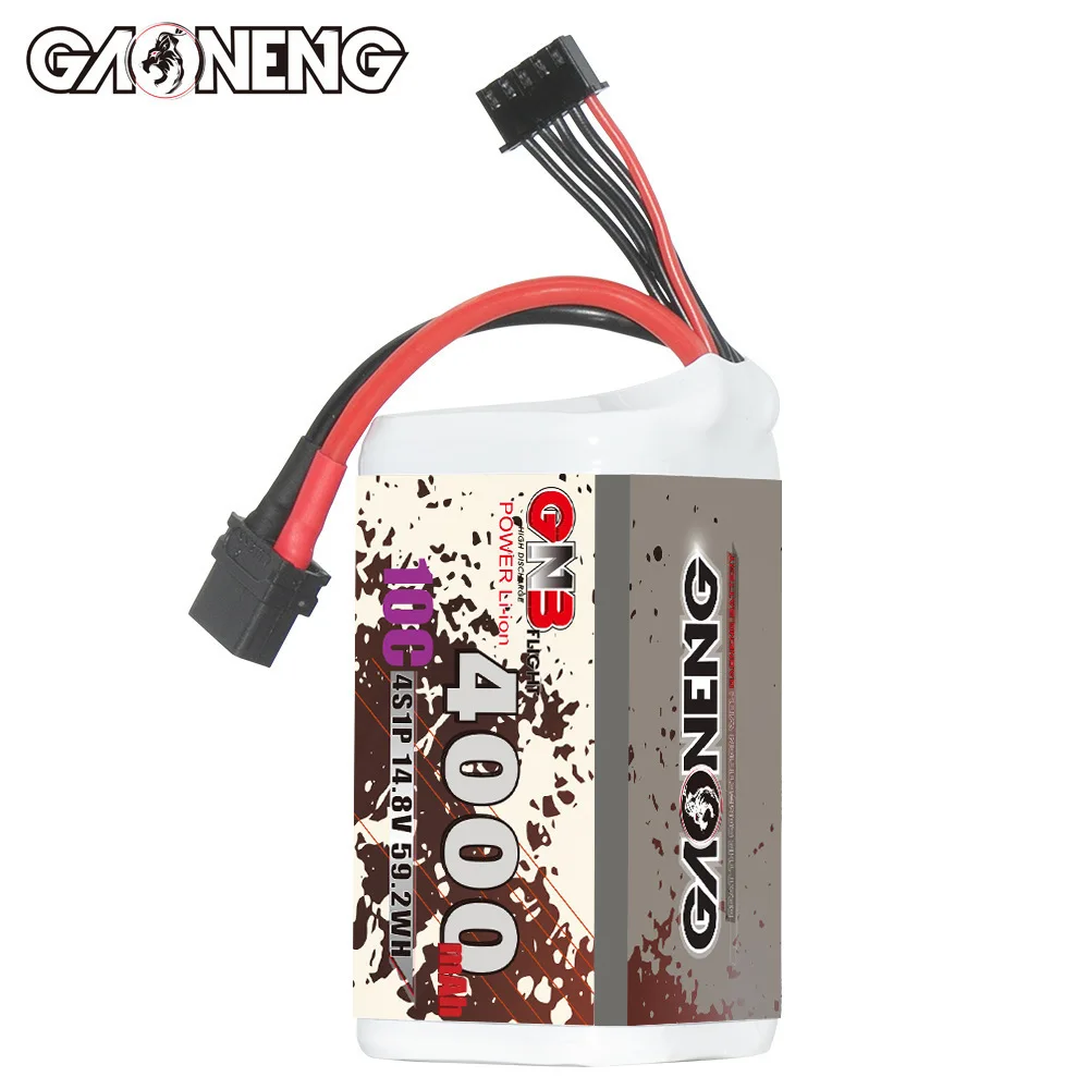 GNB 4000mAh 4S 14.8V 10C 20C With XT60 Plug 21700 Li-ion Battery For FPV Drone Quadcopter Helicopte Airplane RC Parts