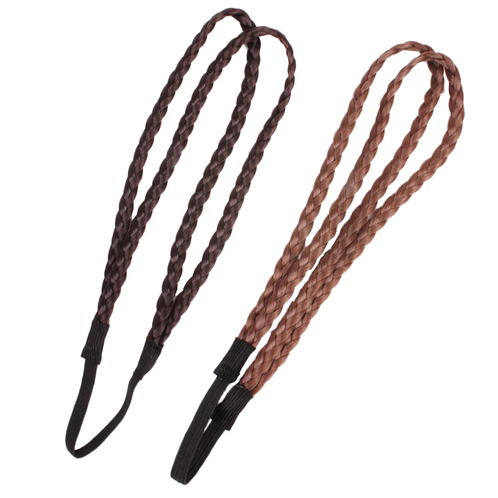 

6 Pcs Korean Headband Miss Headbands Plaits Plaited Elastic for Curly Hair Fashion Hoop