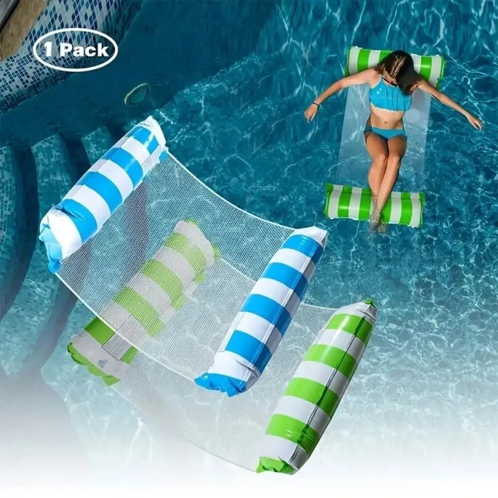 

Portable Poolside Inflatable Float Summer Multi-Purpose Hammock Floaties Folding Water Play Accessories Water Hammock For Adults