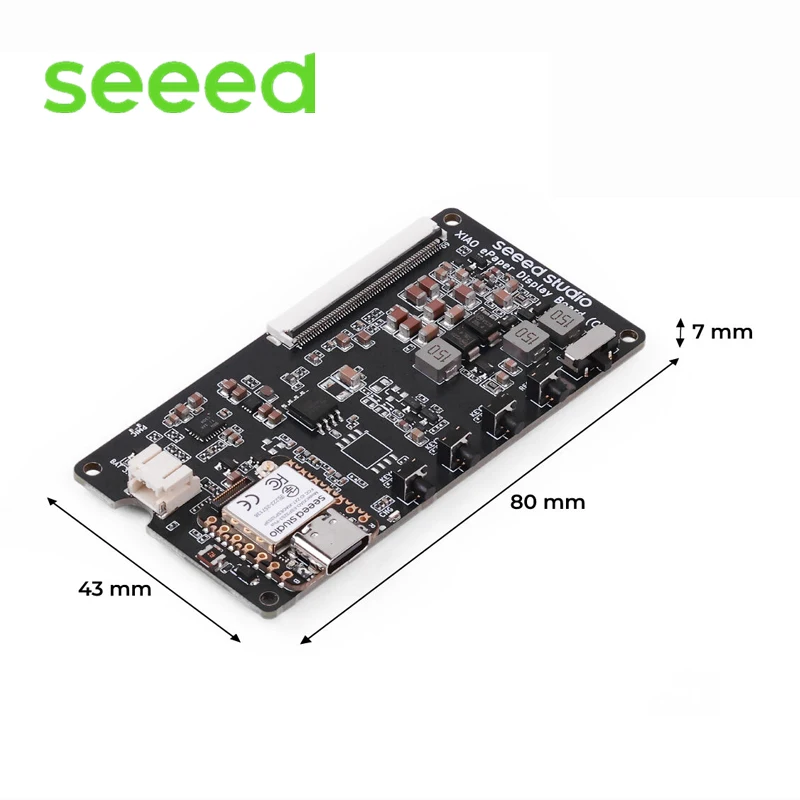 Scheda Display ePaper Seeed XIAO EE02 per E-Ink Spectra 6 da 13,3\", Firmware SenseCraft HMI Pre-Flashato, Alimentato da XIAO ESP32-S3 Plus
