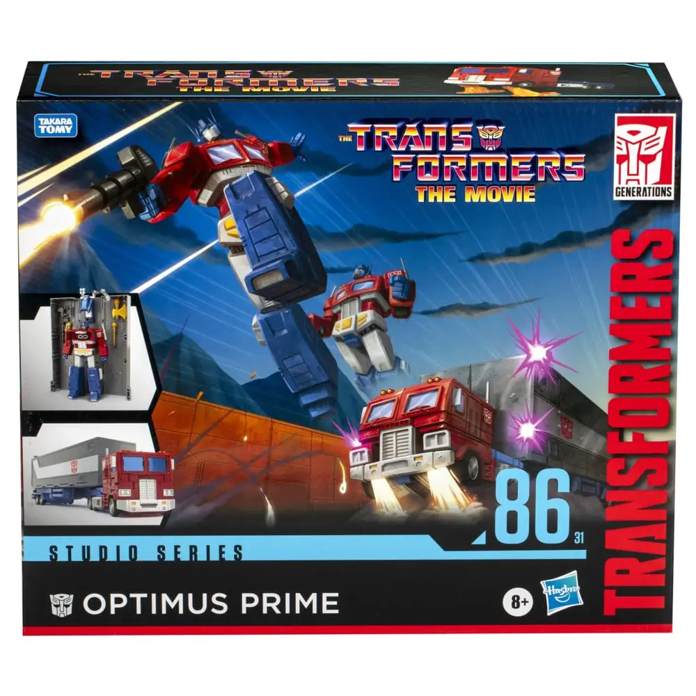 Transformers Toys Studio Series Commander Class The Movie 86-31 Optimus Prime Spielzeug 7-Zoll-Actionfigur Hasbro Geburtstagsgeschenk