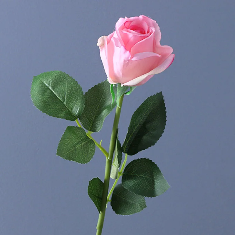 5Pcs Artificial Moisturizing Latex Rose Flower Real Touch Roses Wedding Home Decor Flowers Valentine\'s Day Gift for Her Bouquet