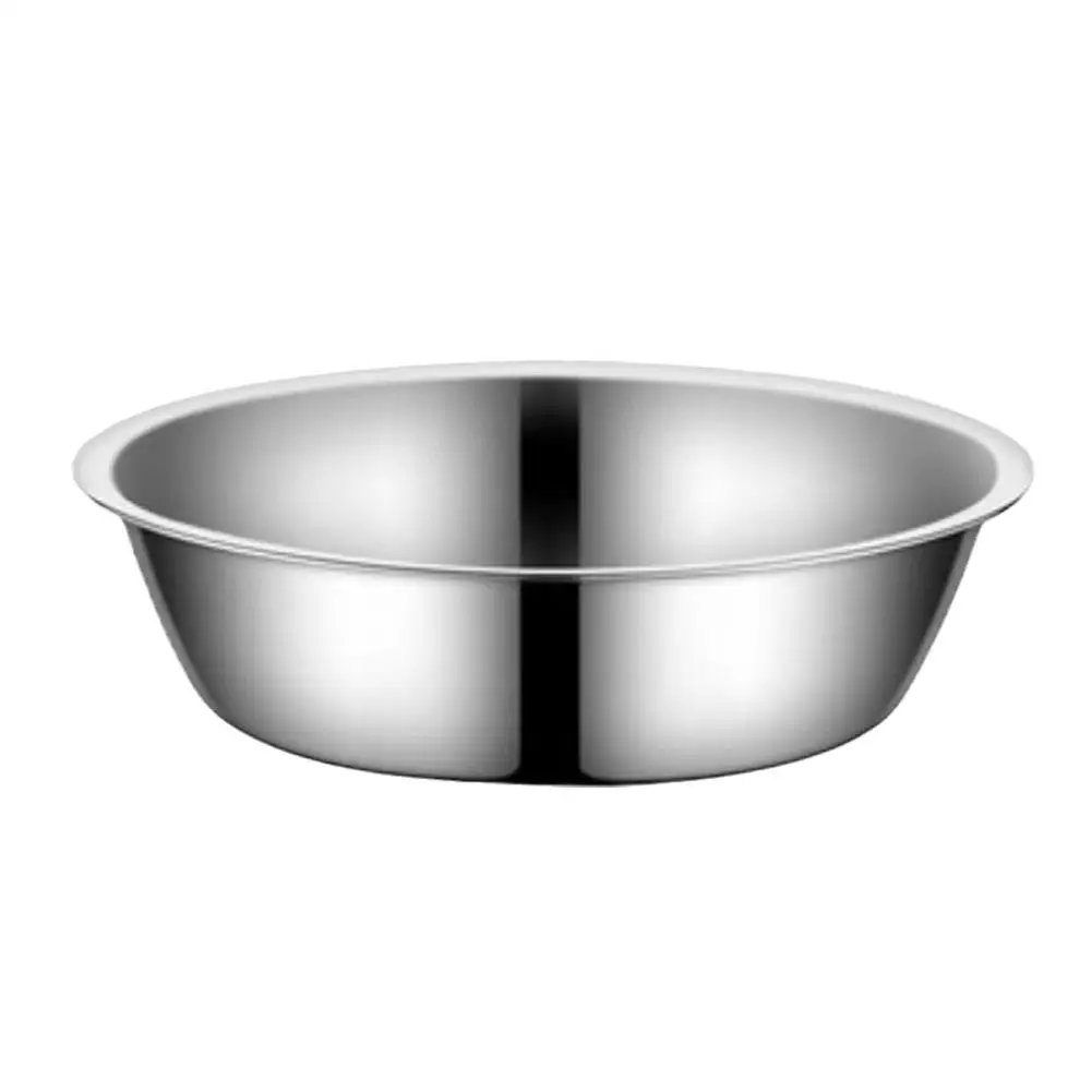 Stainless Steel Pet Bowl, Dog And Cat Food Bowl, Thickened Not Anti-fall, Deform, 1pcs Non-slip Clean Bowl, To Easy Easy To D5W1