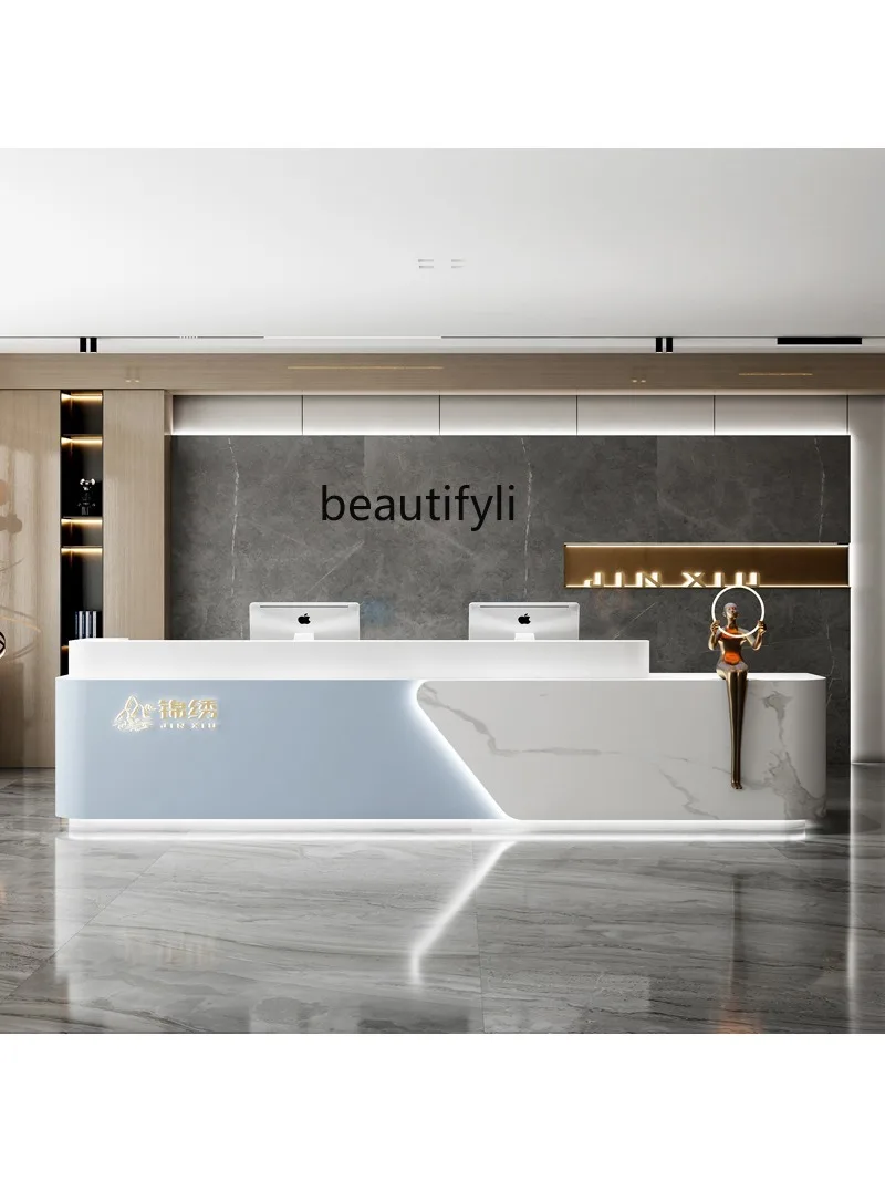 Paint Company Reception Desk Arc Clothing Store Cashier Dance Room Medical Beauty Salon Bar Counter