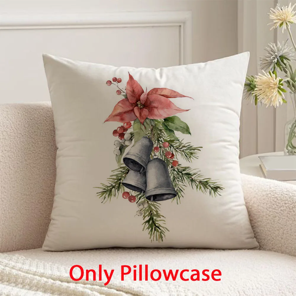 

Christmas Pillow cover winter Merry Christmas decorative 45x45 cushions cover for New Year home decor pillow case