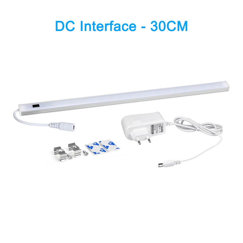 LED Licht Onder Kast Verlichting Voor Keuken Hand Sweep Schakelaar PIR Bewegingssensor Kast Garderobe Lamp 30/40/50 cm Led Nachtlampje