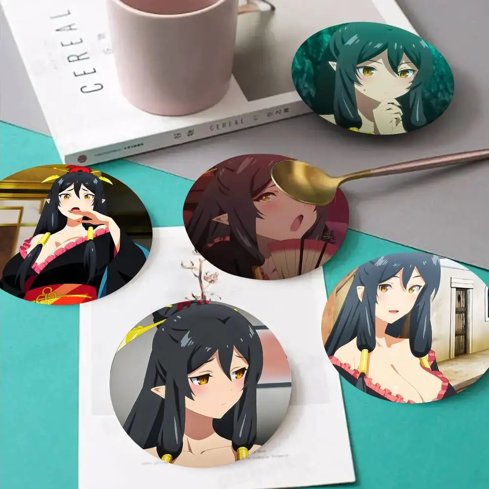 1pc Tio Klarus Anime Characters Wooden Coaster Colour Printing Cup Mat Home Desk Decoration Gifts