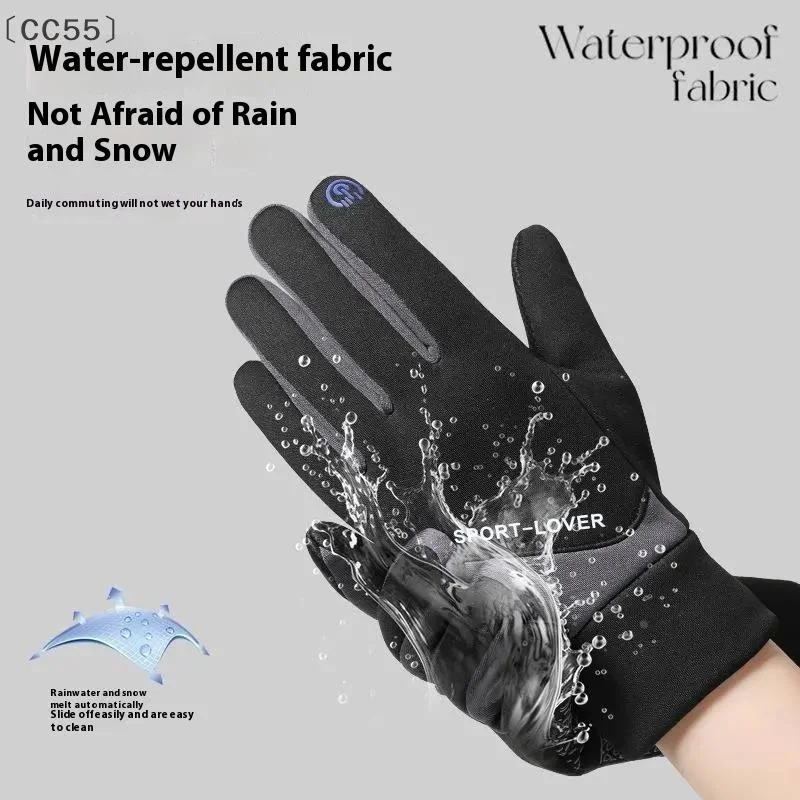 itariaCC55 soiHerfst Winter Outdoor Fietshandschoenen Gym Fitness Sport Hardlopen Warm Touchscreen Antisliphandschoenen Motorhandschoenen
