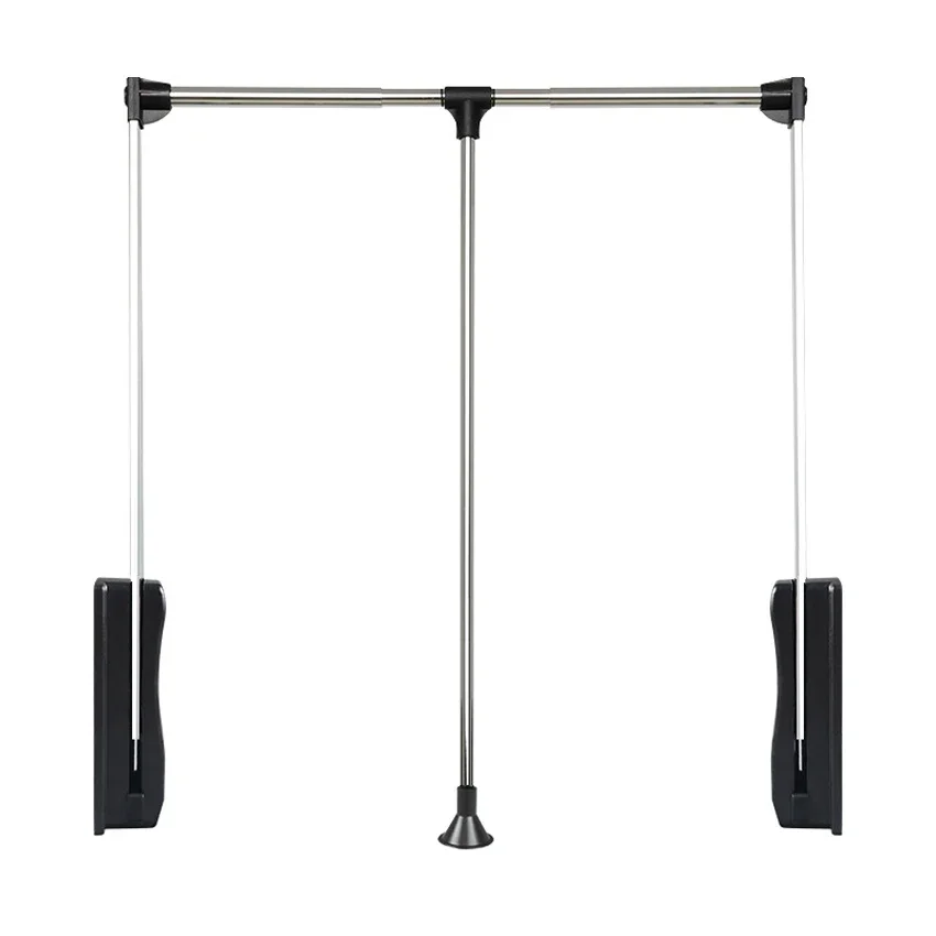 

Wardrobe Lifting Clothes Rail Clothes Hanger Damping Buffer Hanger Wardrobe Multifunctional Hardware Rod Load-bearing 12kg