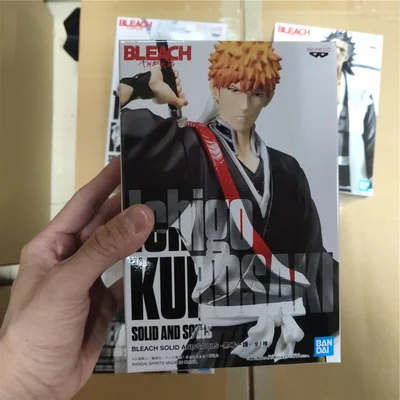 BANPRESTO BLEACH Anime SOLID AND SOULS Zaraki Kenpachi Hitsugaya Toushirou PVC Action Figures 180mm Figurine Toys