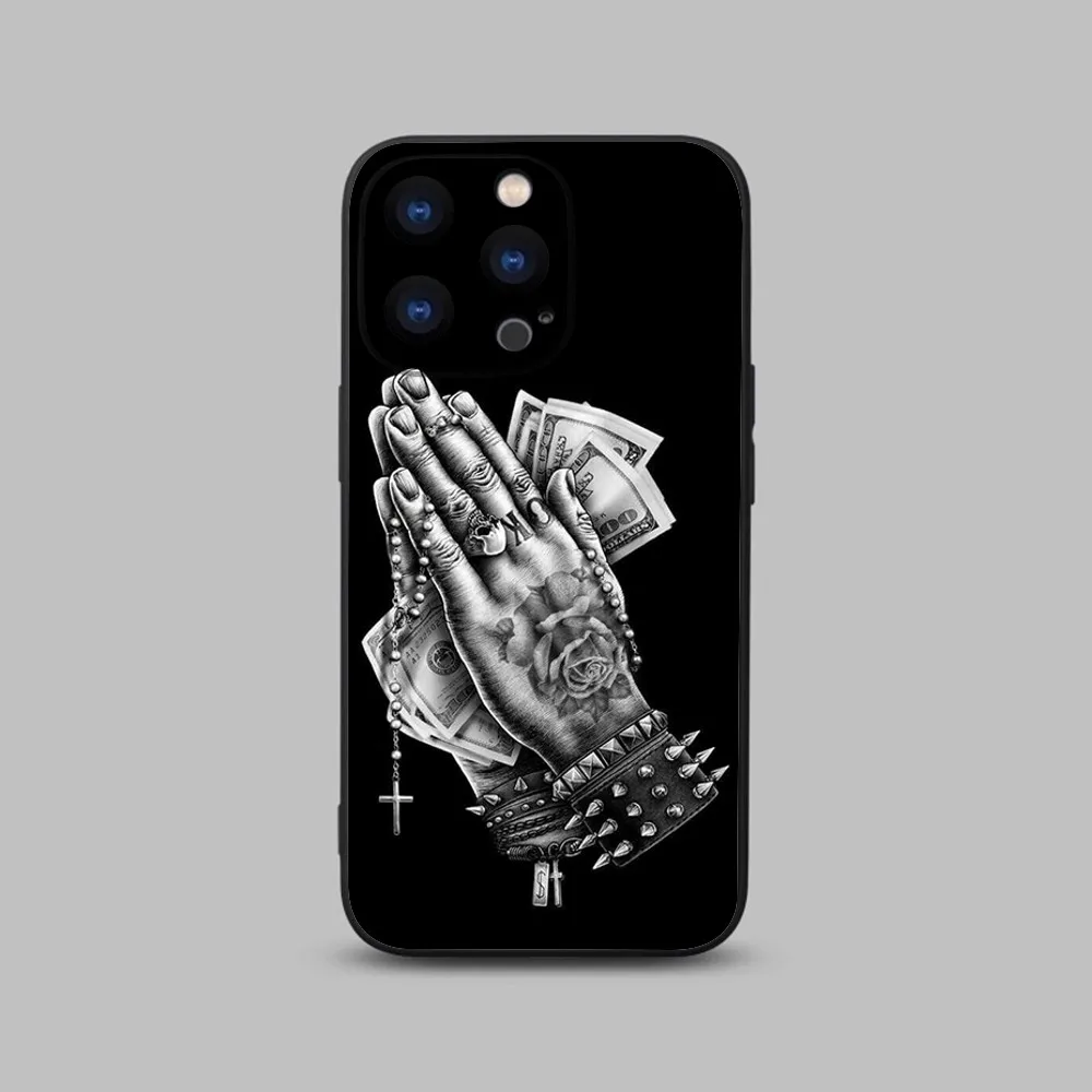 Russian Mafia Phone Case For iPhone 15,14,13,12,11 Plus,Pro,Max,XR,XS,X,7,8 Plus,SE,Mini Black Silicone Soft