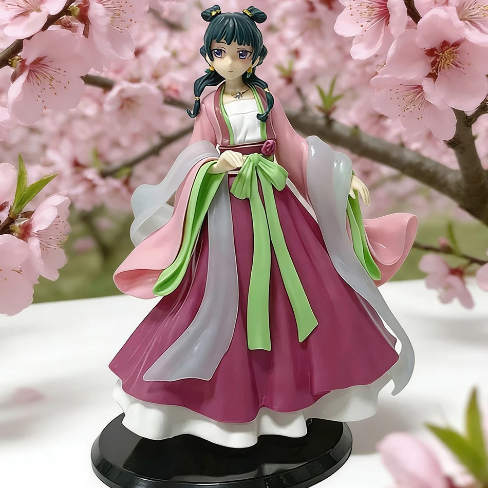 18CM Anime-Figur The Apothecary Diaries Maomao Jinshi Figur Anime Kawaii Sitzende Figuren Desktop-Auto-Ornamente Modell-Spielzeug Geschenke