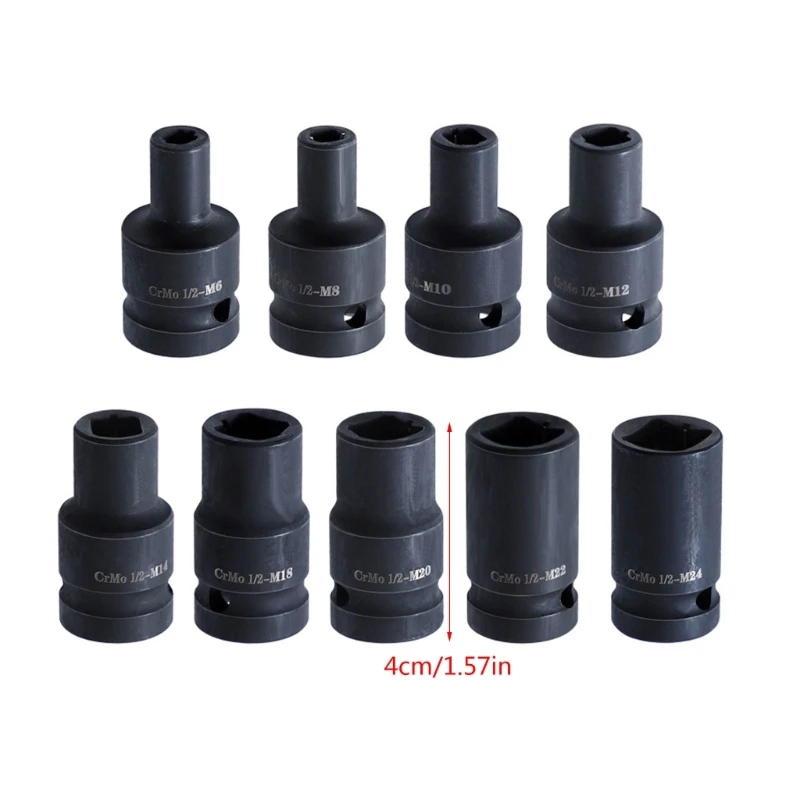 M6-24 Tap Socket Collet Wrenches Practical Machine Die Socket Adapters HexShank Square Tapping Chucks for Car Repair