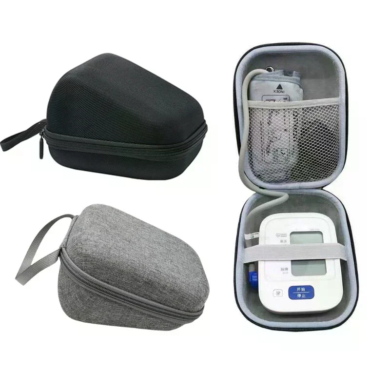 Hard Case For Upper Arm Blood Pressure Monitor Portable Travel Carrying Protective Hard Bag Storage Case EVA