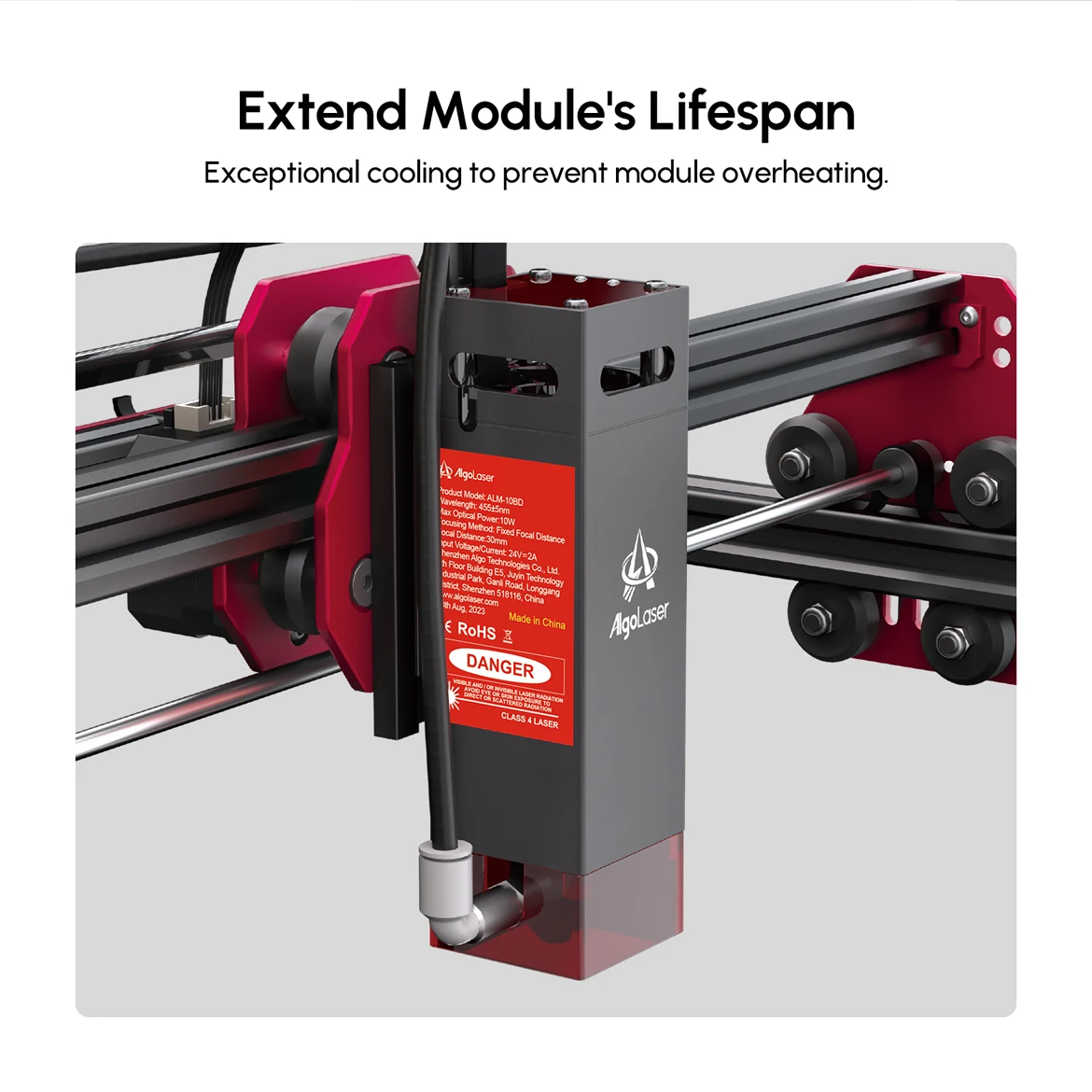 AlgoLaser Laser Air Assist Pump For CO2 Laser CNC Laser Engraving Cutting Machine Air Pump Aquarium And Hydroponic Systems