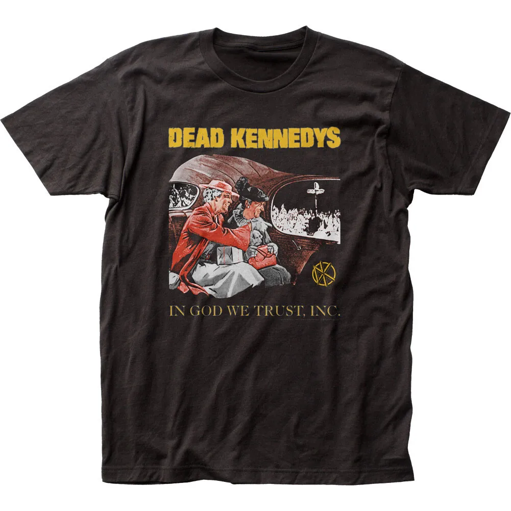 Dead Kennedys In God We Trust Inc Мужская футболка с рок-музыкой, новая черная футболка