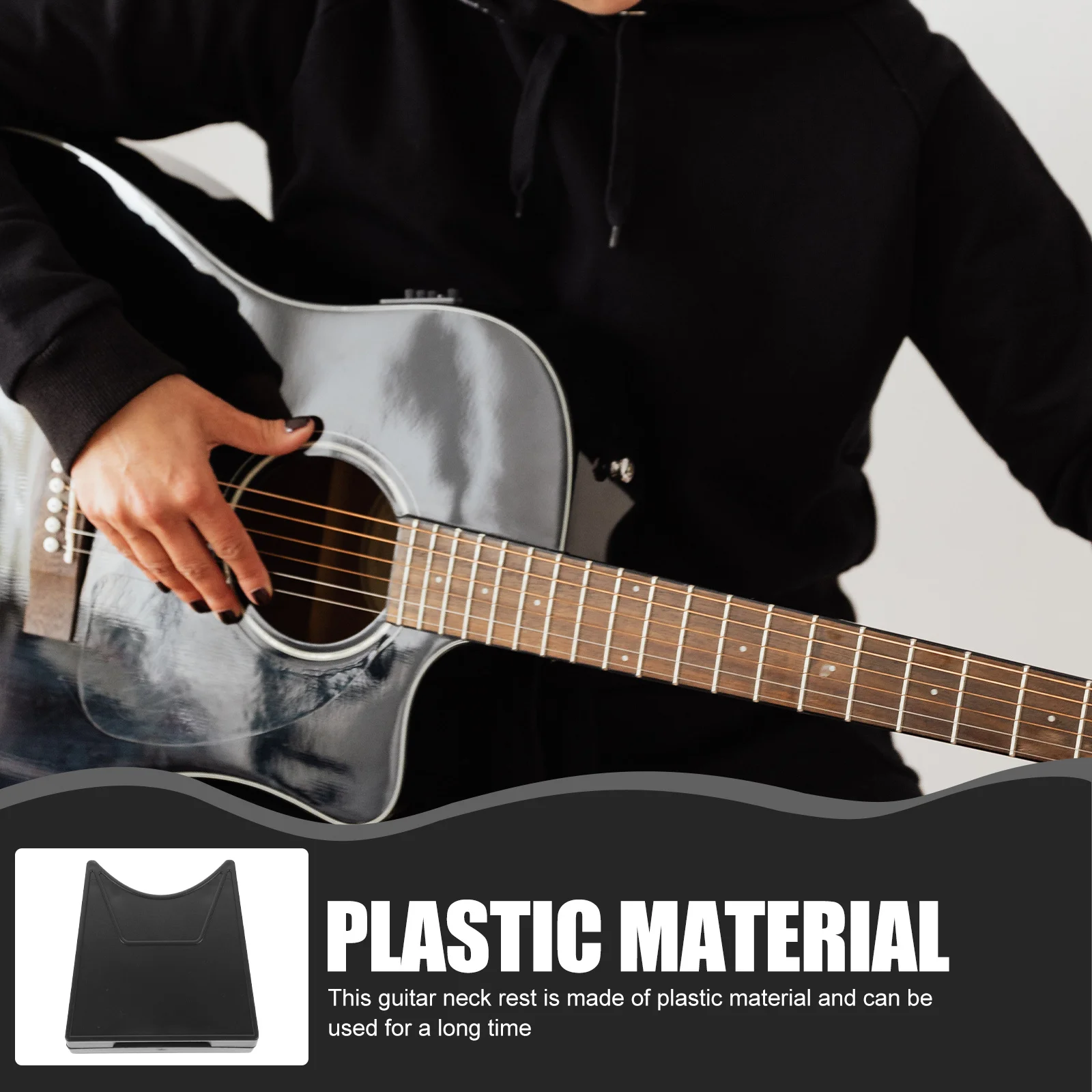 

Plastic Guitar Neck Rest Support Stable Guitar Maintenance Neck Cradle for String Instruments Bass Ukulele Mandolin Banjo