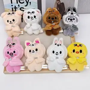 Stray Kids Plush Toy Doll Seoul FM Session Same Style Cloak SKZOO Doll Dress Up Fang Can Small Doll Children's Plush Toy
