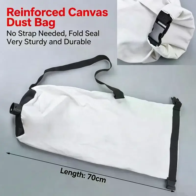 Drywall Sander Dust Collection Bag Long-Lasting Drywall Sander Dust Bag Foldable Tear-Resistant For Contractors, Woodworking
