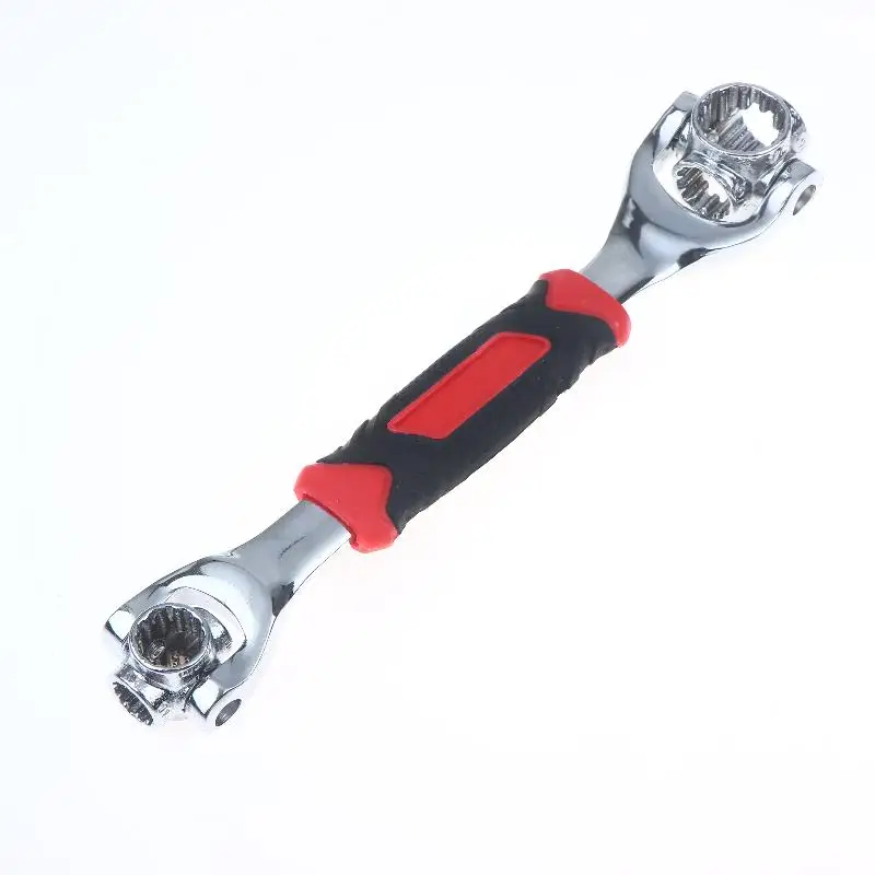 52/48 In 1 Hand Spline Bolts Sleeve Works Set Universal Ratchet Socket Wrench With 360 Degree Rotation