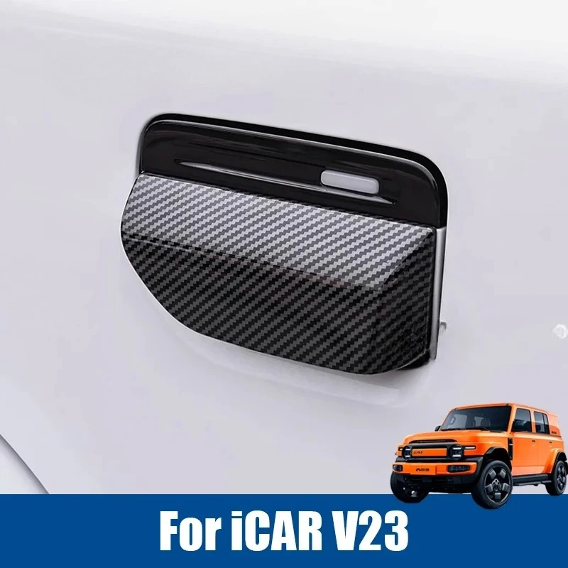ABS Car Door Handle Bowl Cover Trim For Chery iCAR V23 2025 2026 Exterior Door Handle Protector Frame Sticker Auto Accessories