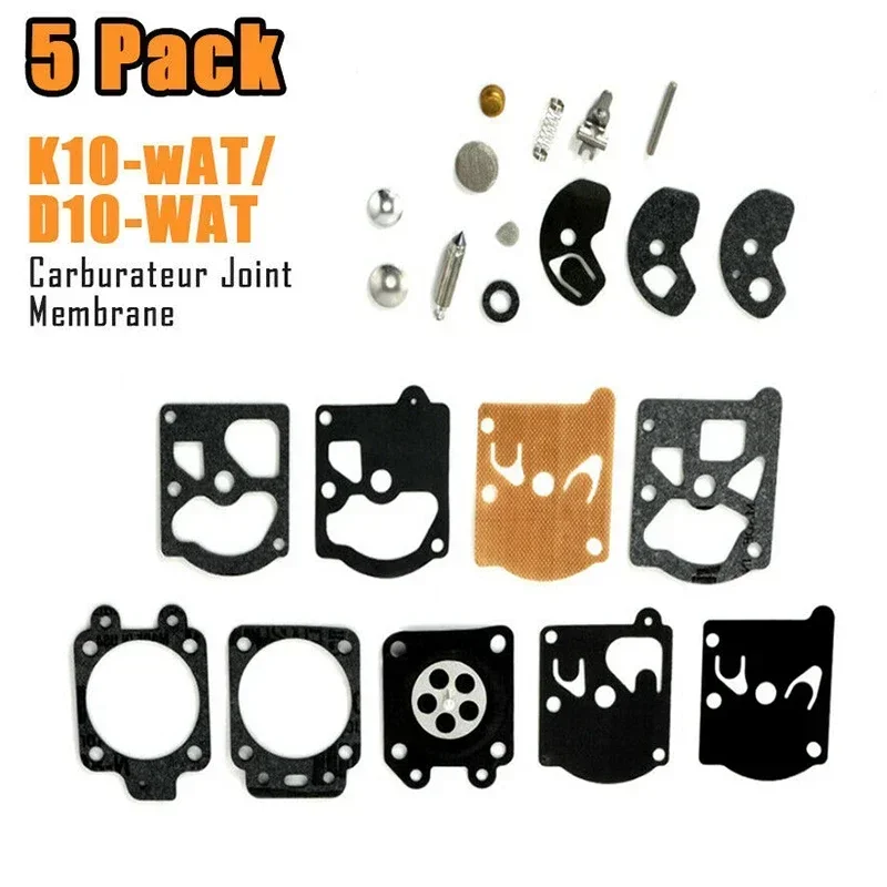 Imagem -02 - Kit de Reparo de Pacotes para Vedação de Diafragma de Carburador K10 Wat Wad10 Wat Melhora o Desempenho do Motor Fácil de Instalar