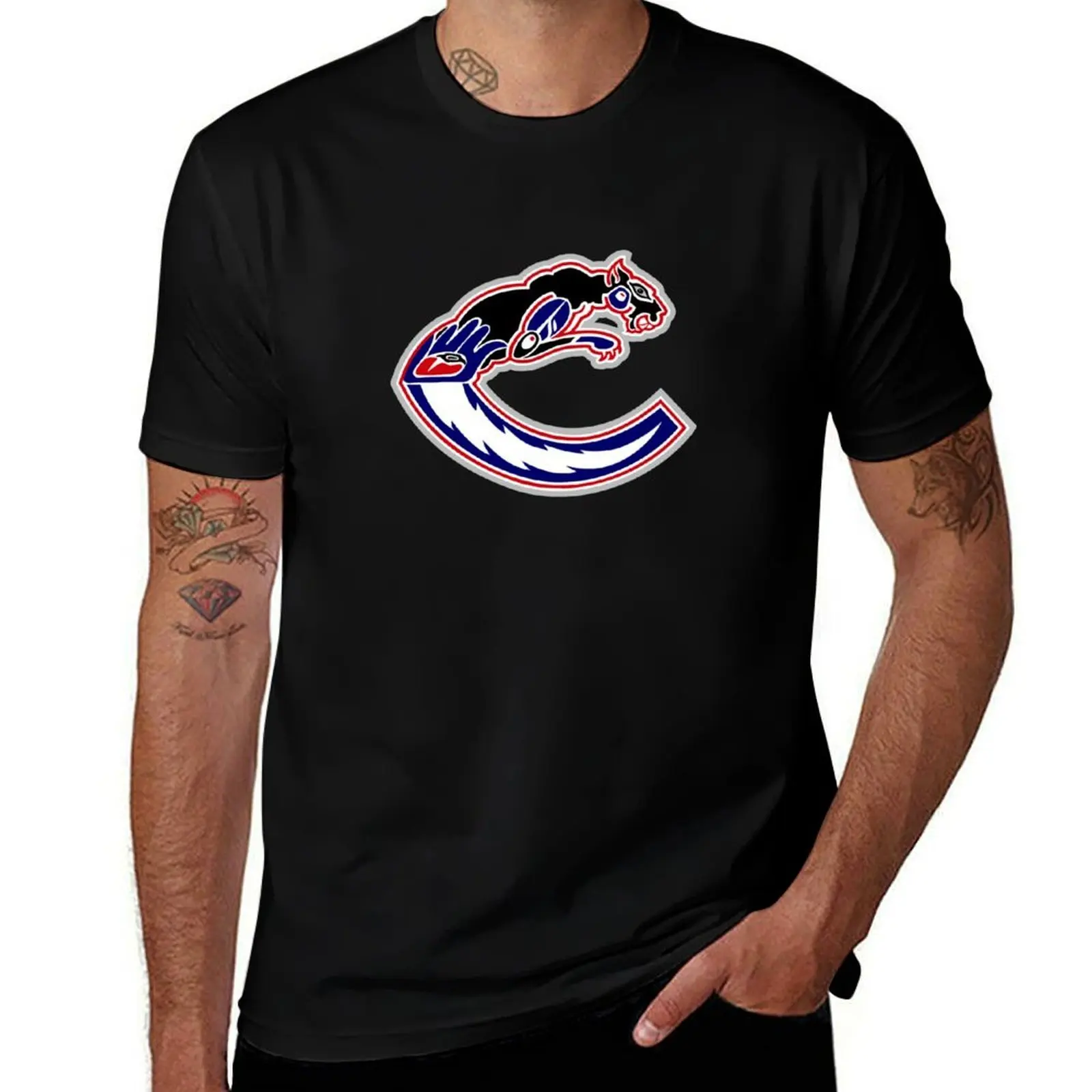 Creston Valley Thunder T-Shirt Vintage Print Crew Neck Tee