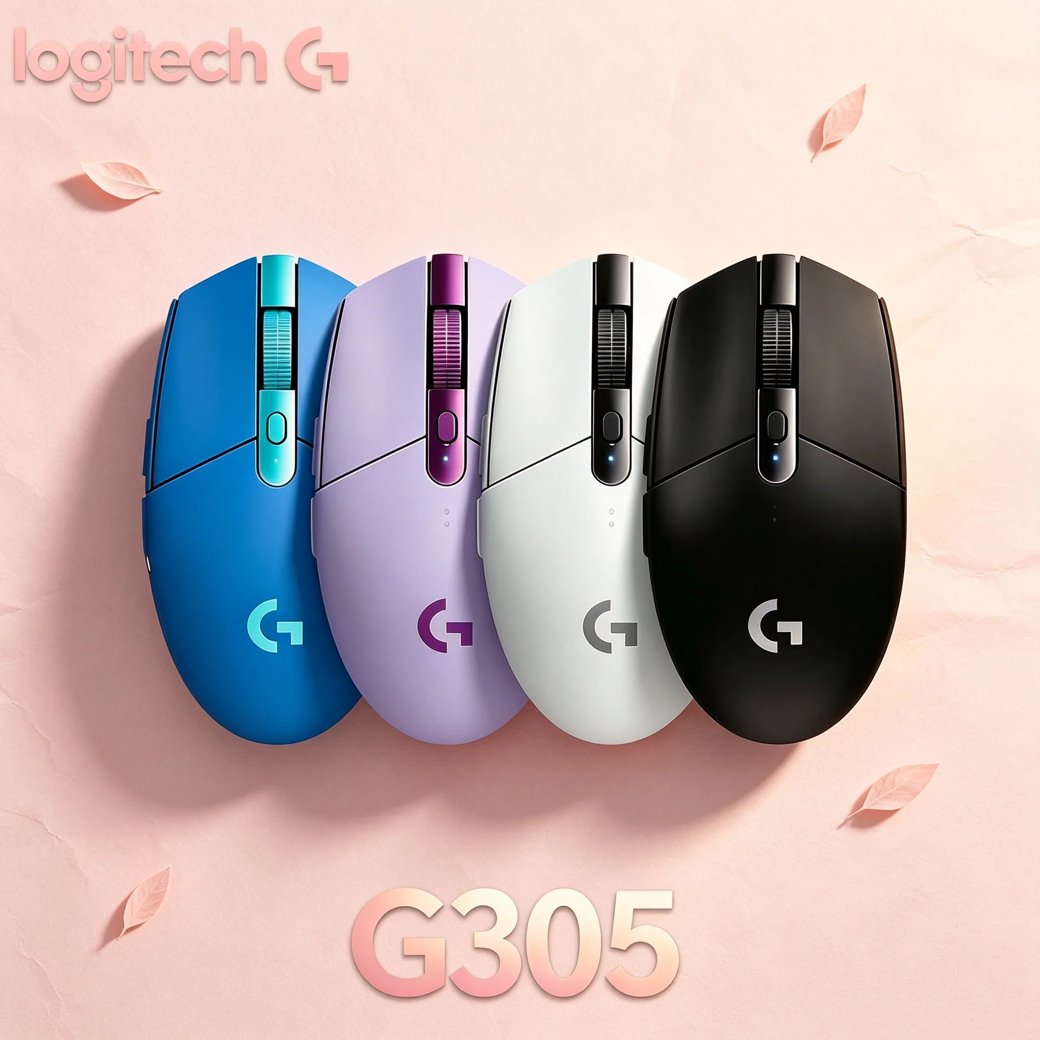 Logitech G305 Wireless Esports Gaming Mouse Programmable Macro Keys 12000 DPI Optical Sensor Long‑Lasting Battery For Office Gam