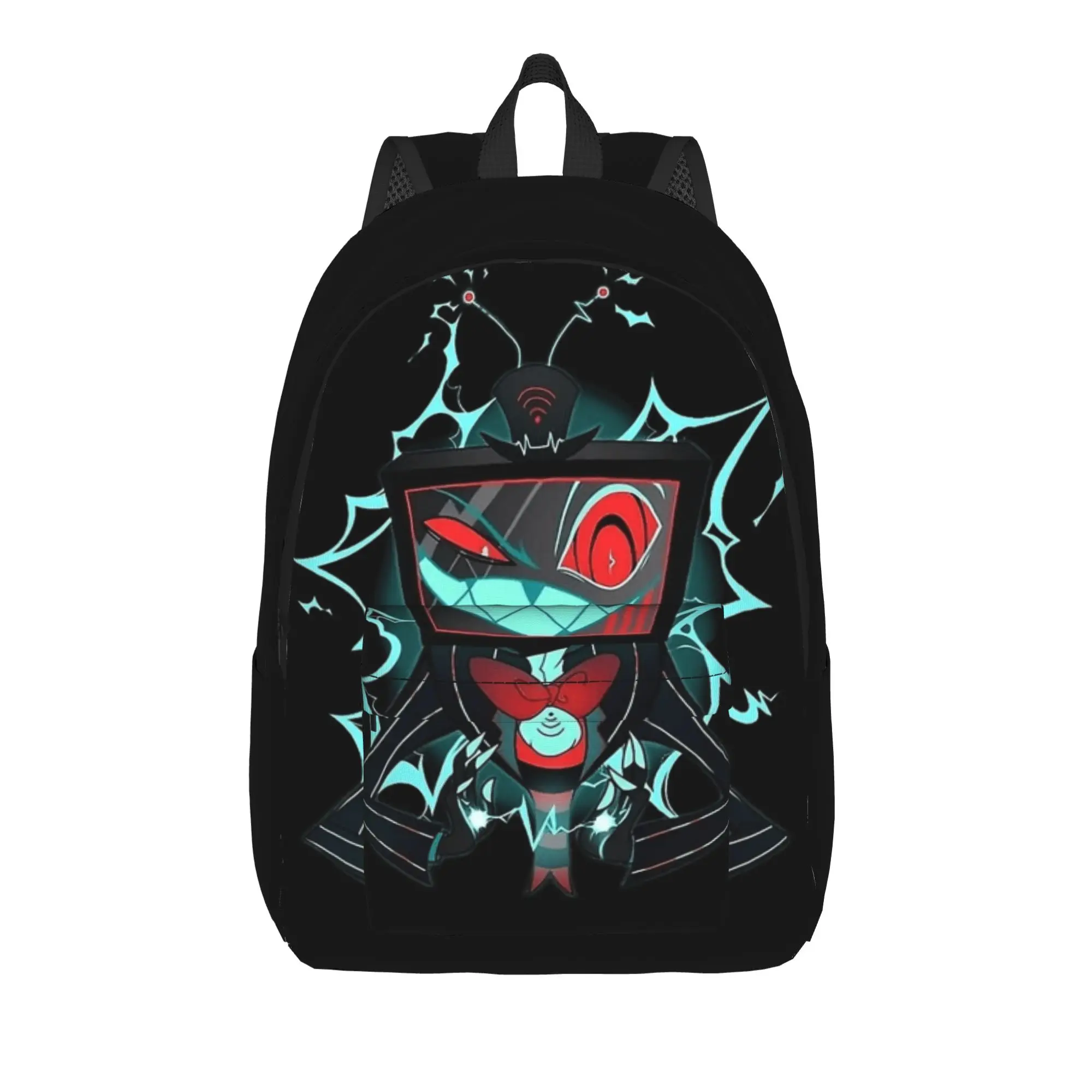 

Hazbin Hotels Backpack Vox Travel Backpacks Women Men Pretty High School Bags Custom Lightweight Rucksack