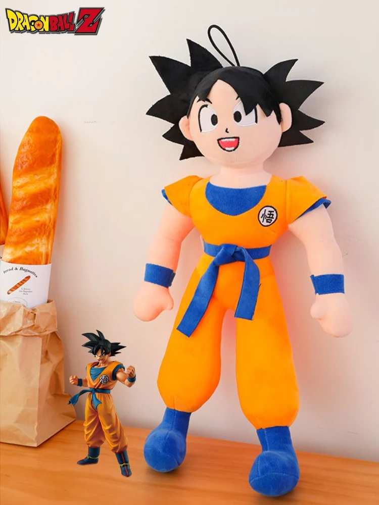 40/50/70CM Anime Dragon Ball Son Goku Large Size Plush Doll Pillow Kawaii Soft Stuffed Doll Decoration Kids Toys Birthday Gifts