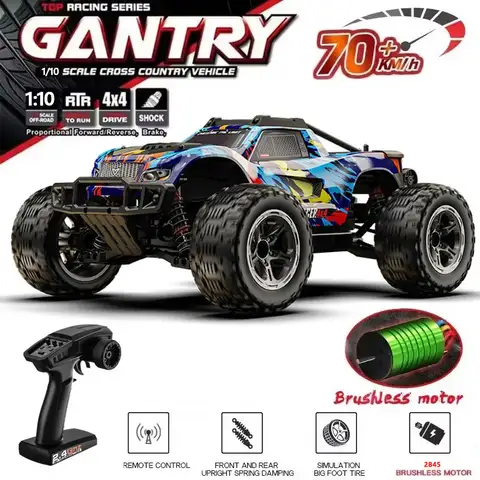 KF10 1:10 4WD RC Car 70KM/H OR 50KM/H Off Road Car 2.4G High Speed Racing Brushless Motor Remote Control Car Drift Monster Truck