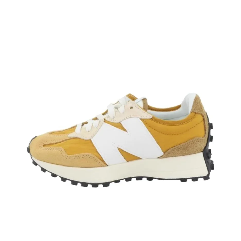 New Balance NB 327 Casual Shoes Women's Low Top Earth Yellow/White WS327PN