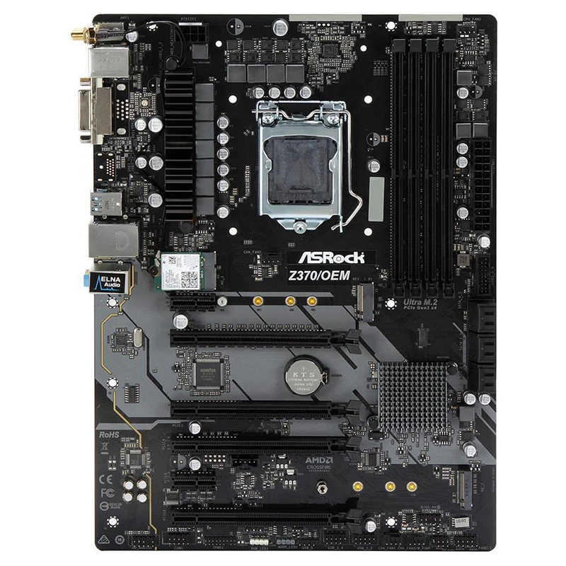 Usato ASRock Z370/OEM iBuyPower Z370 IB-R LGA1151 rev.2 Intel Z370 DDR4 USB3.1 SATA3 ATX WiFi + BT scheda madre