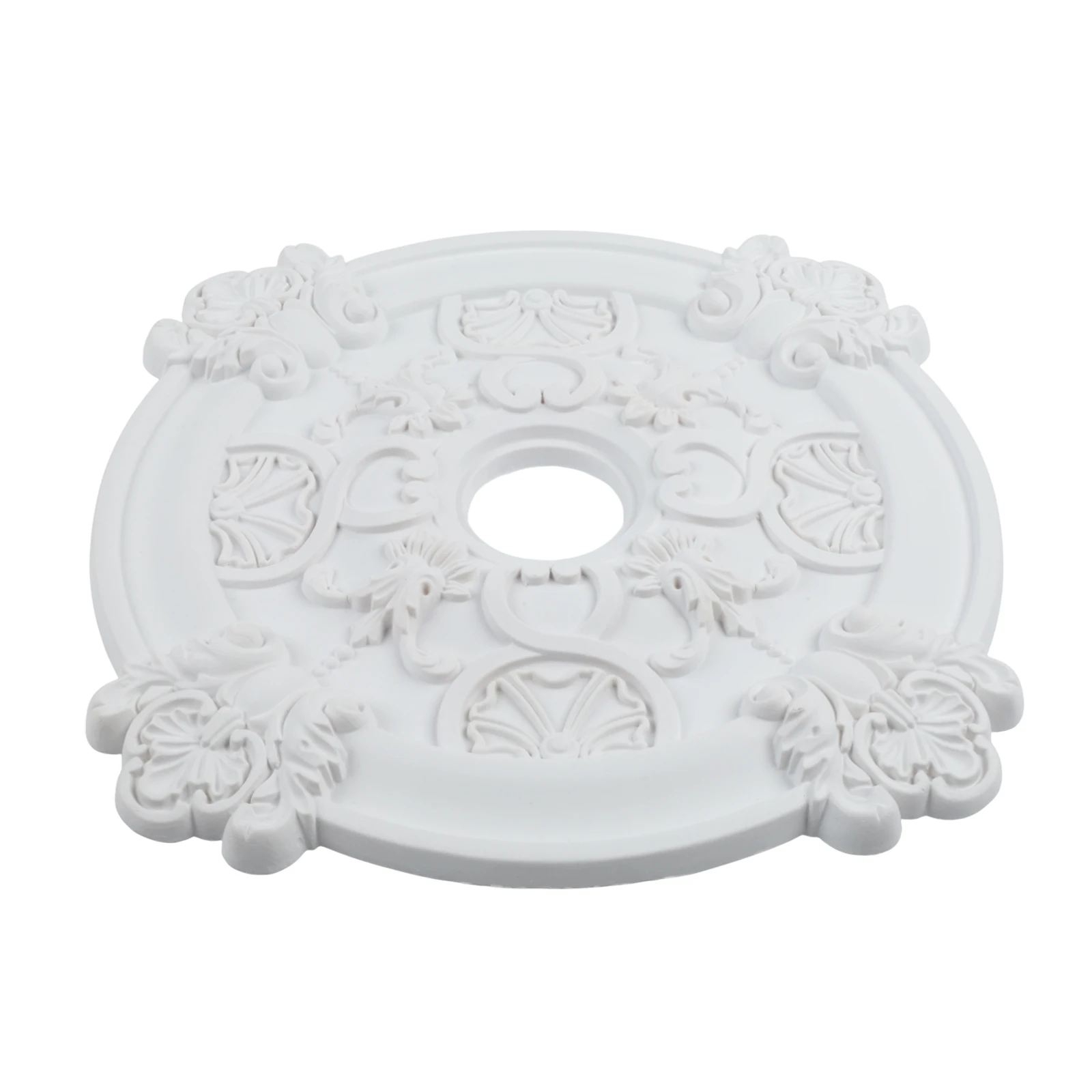 1pcs Home Round PU Decorative Ceiling Fan Lamp Cover Ceiling Shape Decoration Plate Ceiling Light Pendant Lamp Base