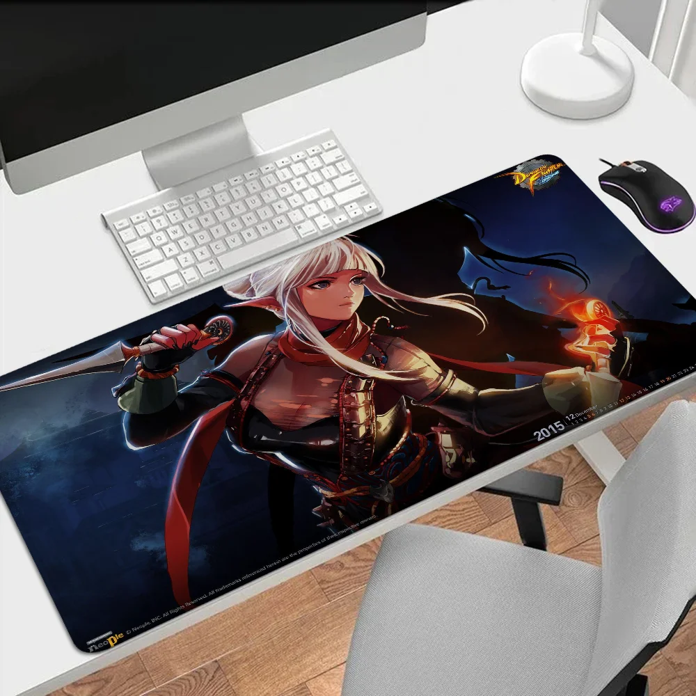 D-Dungeon Xxl Mouse Pad Gamer Gaming Accessories Office Accessories for Desk Mat Mousepad Mats Keyboard Large Mause Carpet White