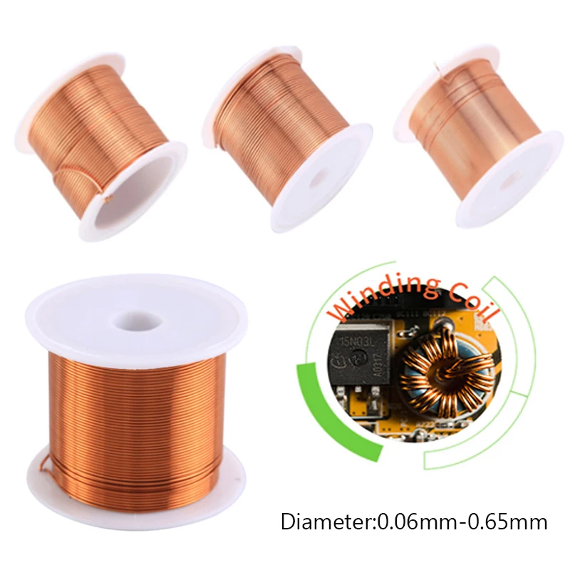 copper lacquer wire0.06mm - 0.65mm cable Copper wire Electromagnetic wire Enameled copper winding wire Coil copper wir