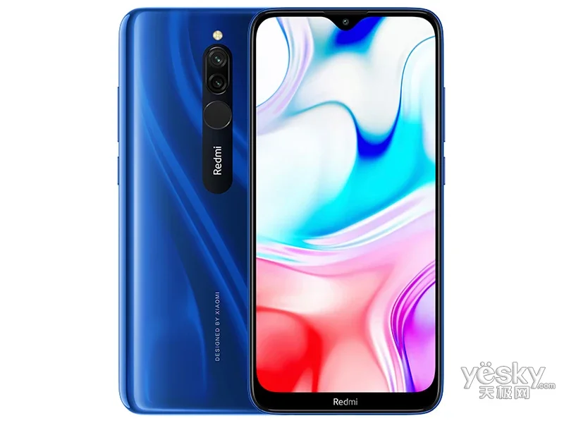 Xiaomi Redmi 8 smartfon z podwójną kartą SIM 12 MP + 2 MP + 8 MP 6,22-calowy ekran 4G LTE używany telefon Snapdragon 439 ośmiordzeniowy