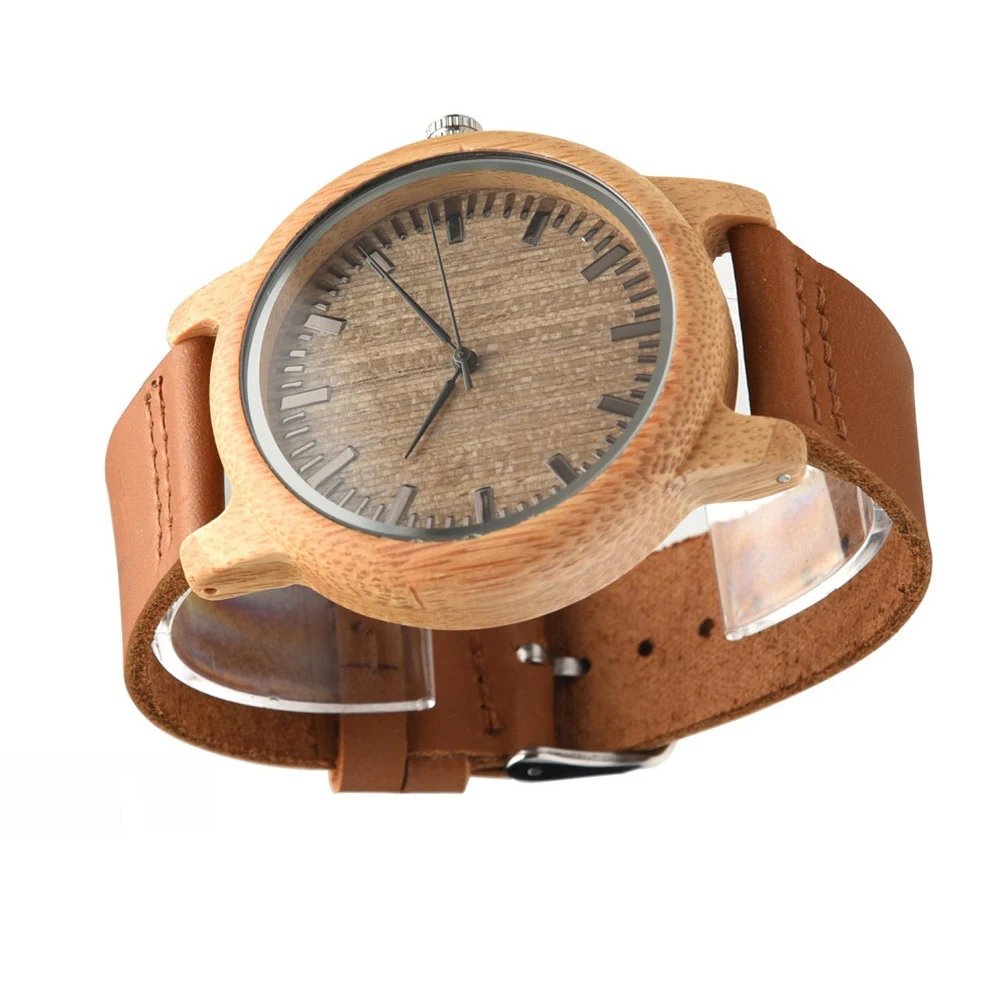 UTHAI BK118 Bamboo Shell Wooden Watch Life Waterproof Fashion Environmental Protection Casual Quartz Watch