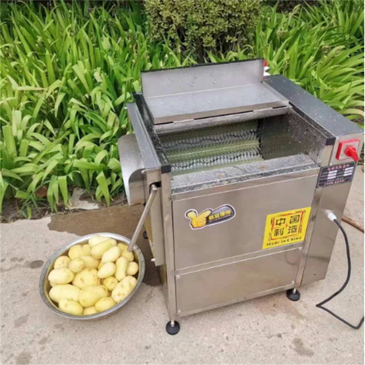 

High Efficiency Fruit and Vegetable Potatoes Washer Cleaning Peeling Machine