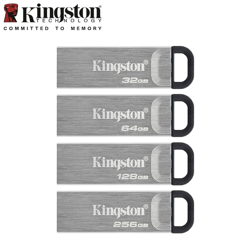 Original Kingston DataTraveler Kyson USB Flash Drive 32GB 64GB 128GB 256GB USB 3.2 Flash Penrive DTKN Pen Drive for Computer