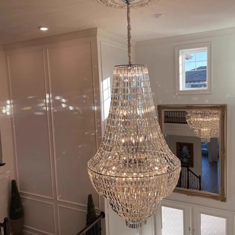 

Свет Роскошная Вилла Гостиная Столовая Свет Простой Высококачественный Банкетный Зал Высококачественный Отель Хрустальная Люстра Освещение Дома