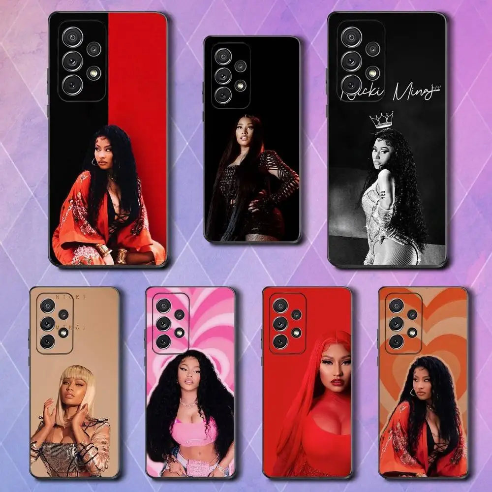 

Hot N-Nicki M-Minaj Singer Case For Samsung S22,S21,S9,S25,S24,S23,Ultra,FE,S20,S10,Plus,Lite,Soft Silicone Black