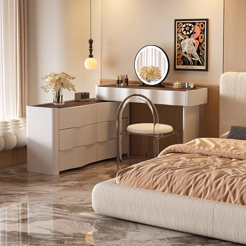 

Elegant Luxury Dressers Space Saving Creative Make Up Table Living Room Furniture Creative Storage Vanitytable Storage