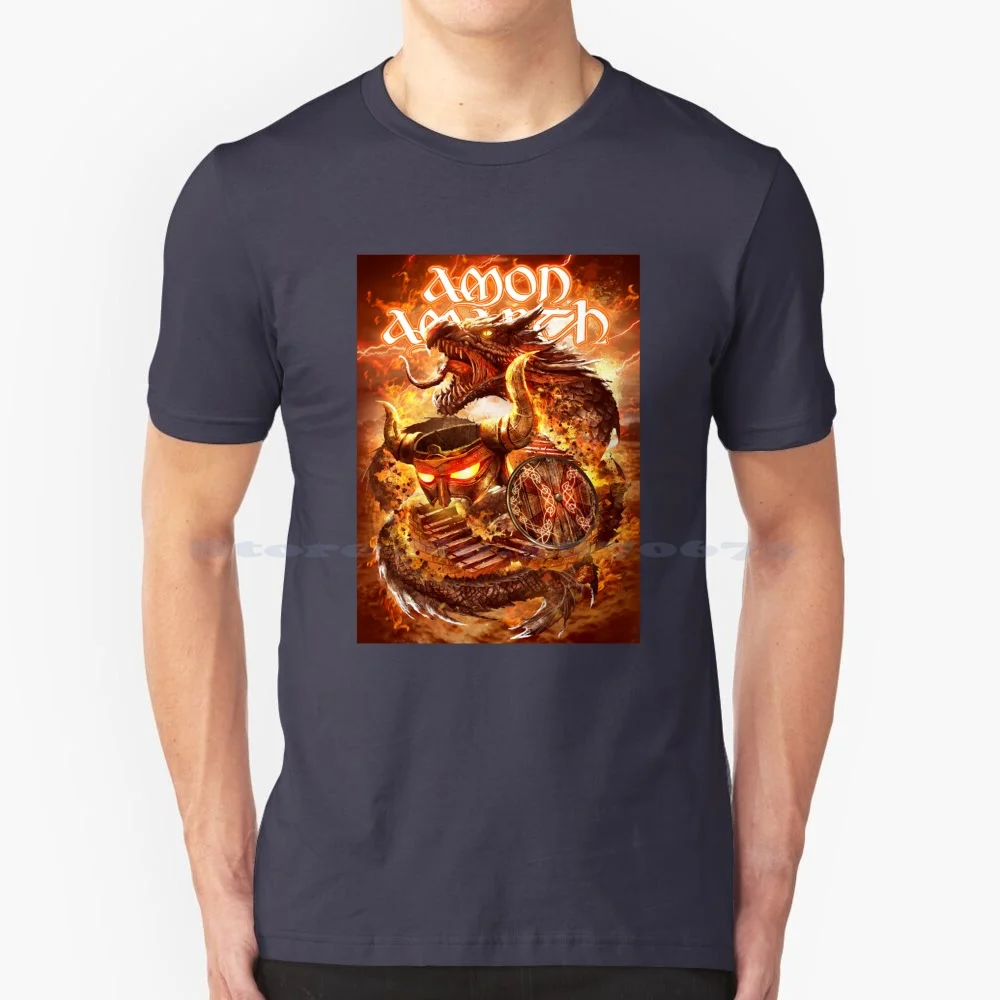 Amon Amarth Naga Geni T Shirt 100% Cotton Tee Band Amon Amarth Johan Hegg Amon Amarth Olavi Amon Amarth Jocke Wallgren Amon