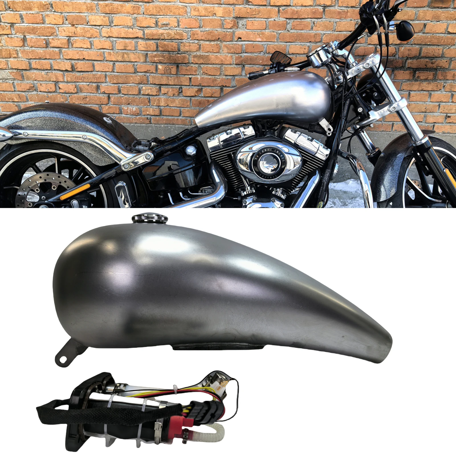 

For Harley Softail 2013-2017 20L Motorcycle Petrol Gas Fuel Tank