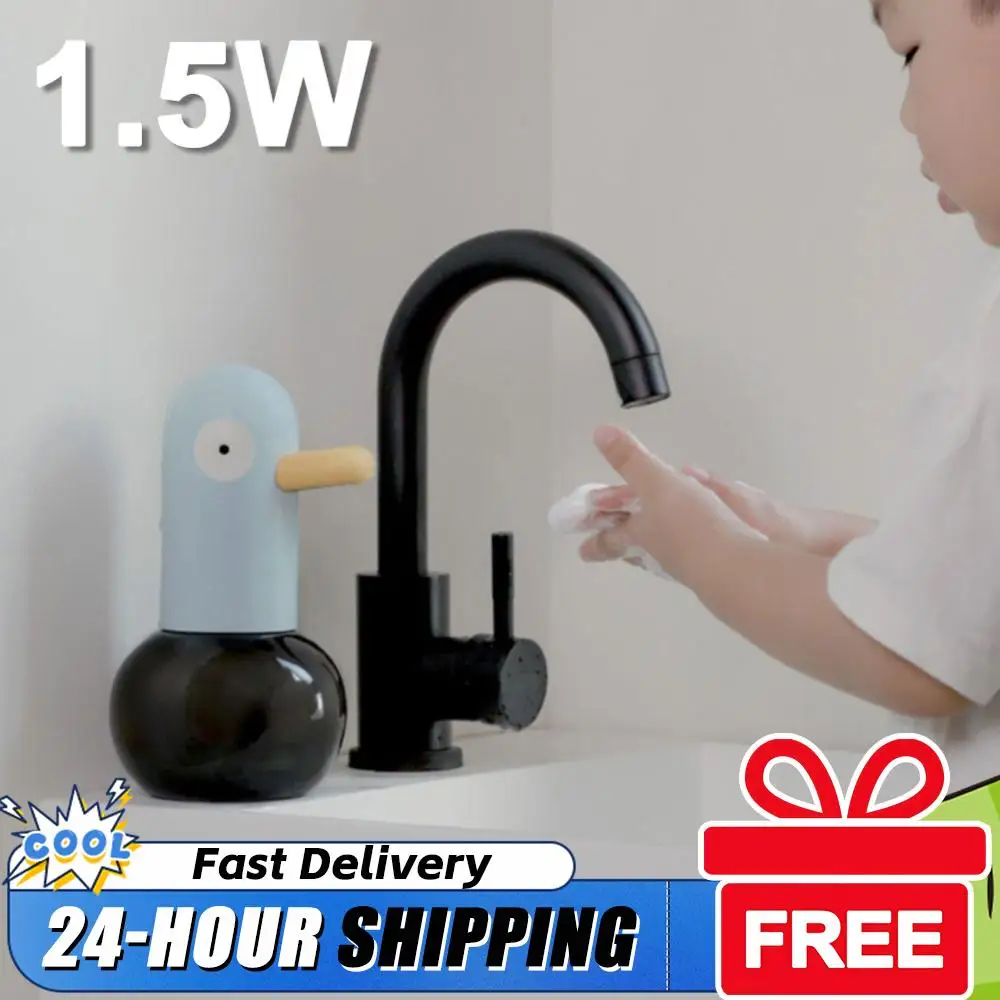 

Cute Duck Hand Soap Dispenser Touchless Dish Soap Dispenser Rechargeable Hands Free Auto Soap Dispenser for Kitchen Bathroom