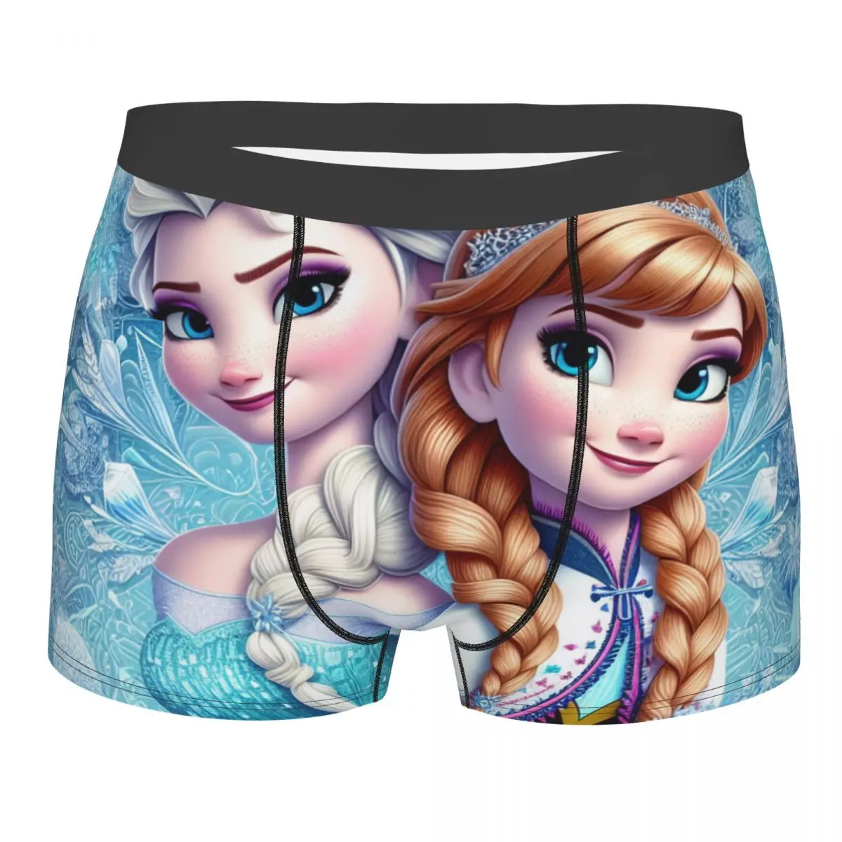 

Мужские сексуальные трусы-боксеры с принтом «Принцессы Эльза и Анна» на заказ