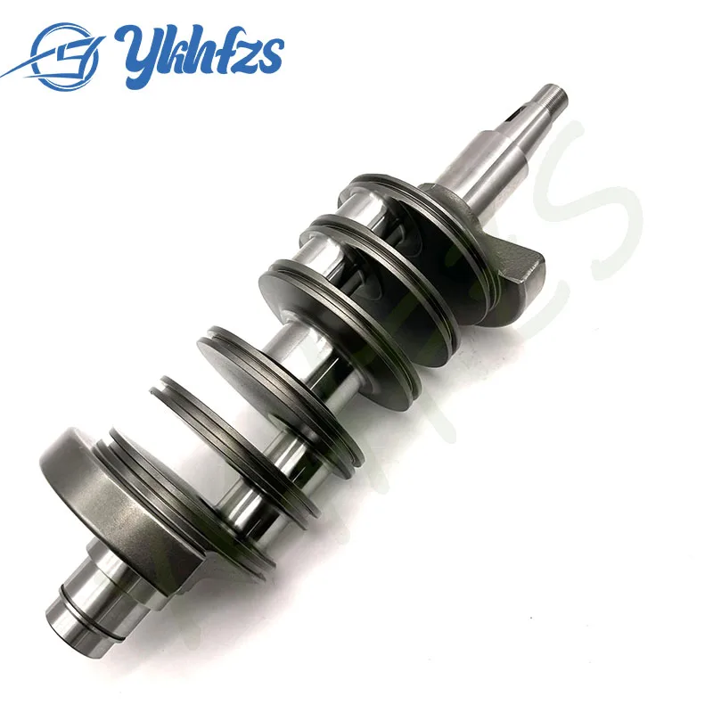 6E5-11411-00 Crankshaft For Yamaha Outboard Motor 2T V4 115HP 130HP 6E5-11411-01 Small Taper 6E5-11411-01