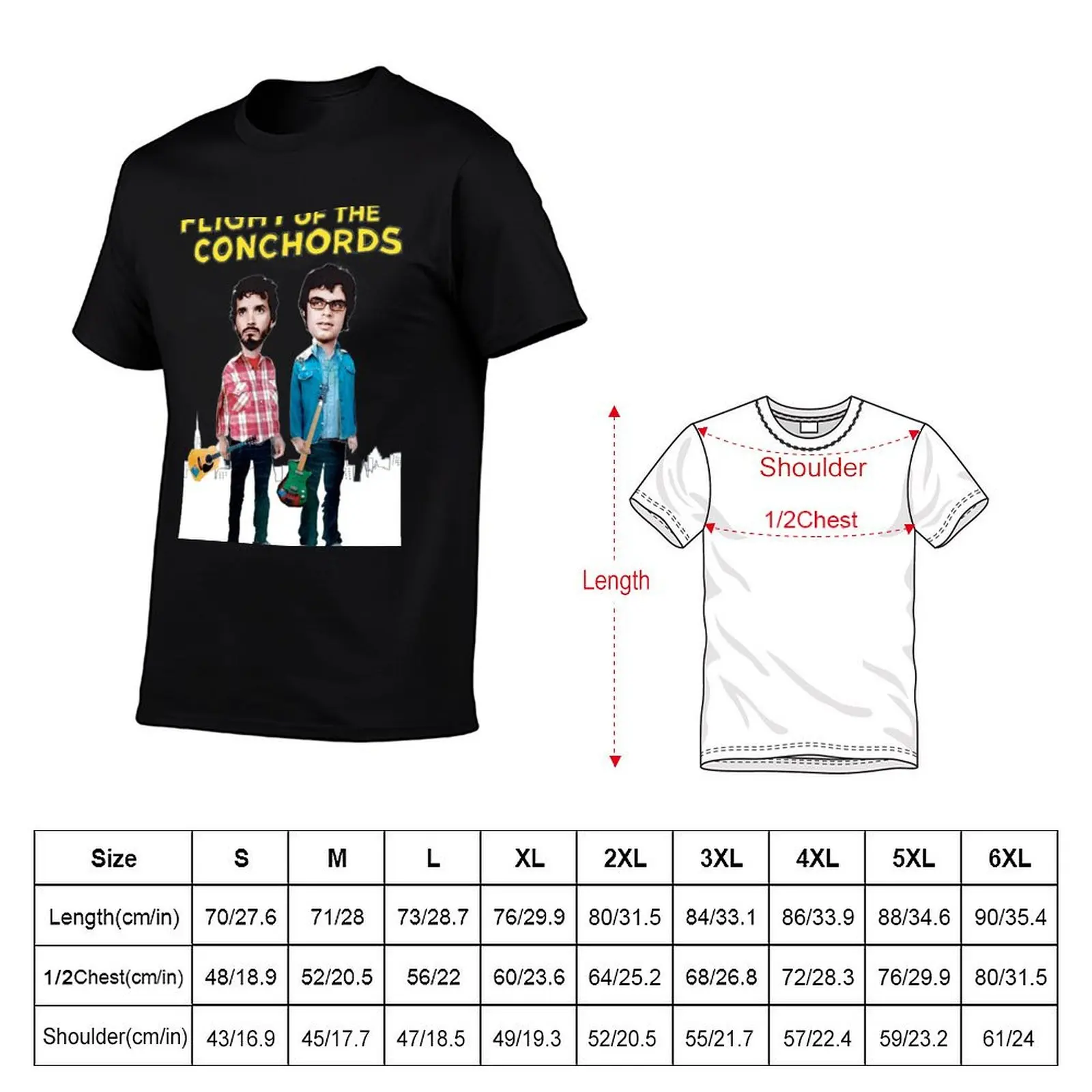 Flight Of The Conchords T-Shirt vintage plus size clothes quick-drying Men's t shirts
